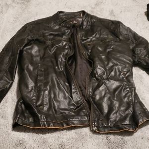 Leather jacket